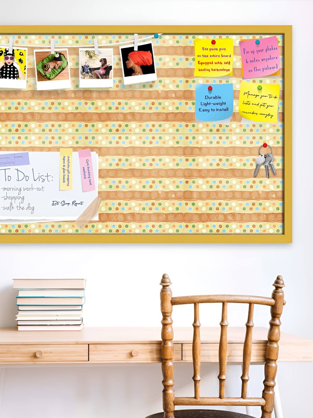 

ArtzFolio Wooden Notice Pin Board, Multi