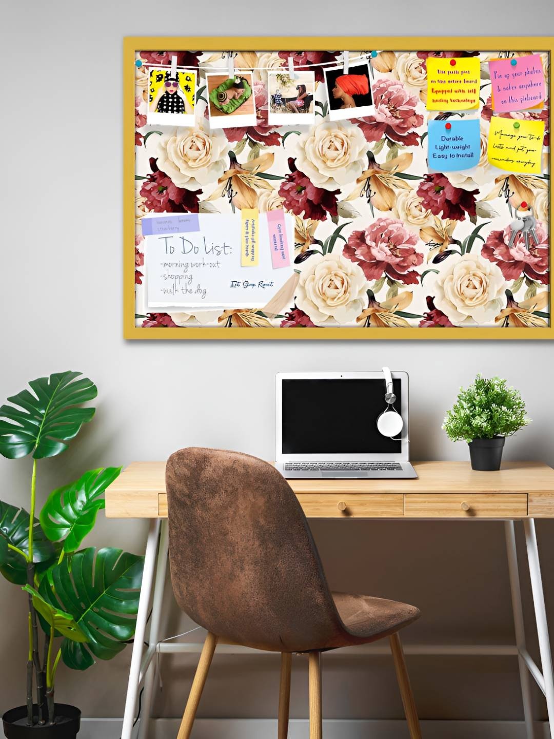 

ArtzFolio Wooden Notice Pin Board, Multi