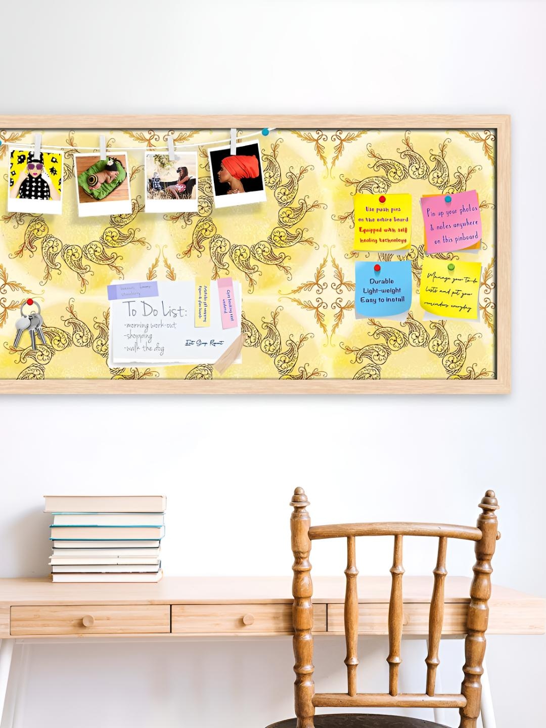 

ArtzFolio Wooden Notice Pin Board, Multi