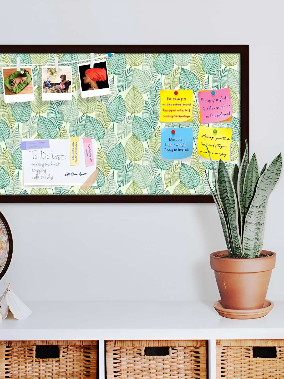 

ArtzFolio Wooden Notice Pin Board, Multi