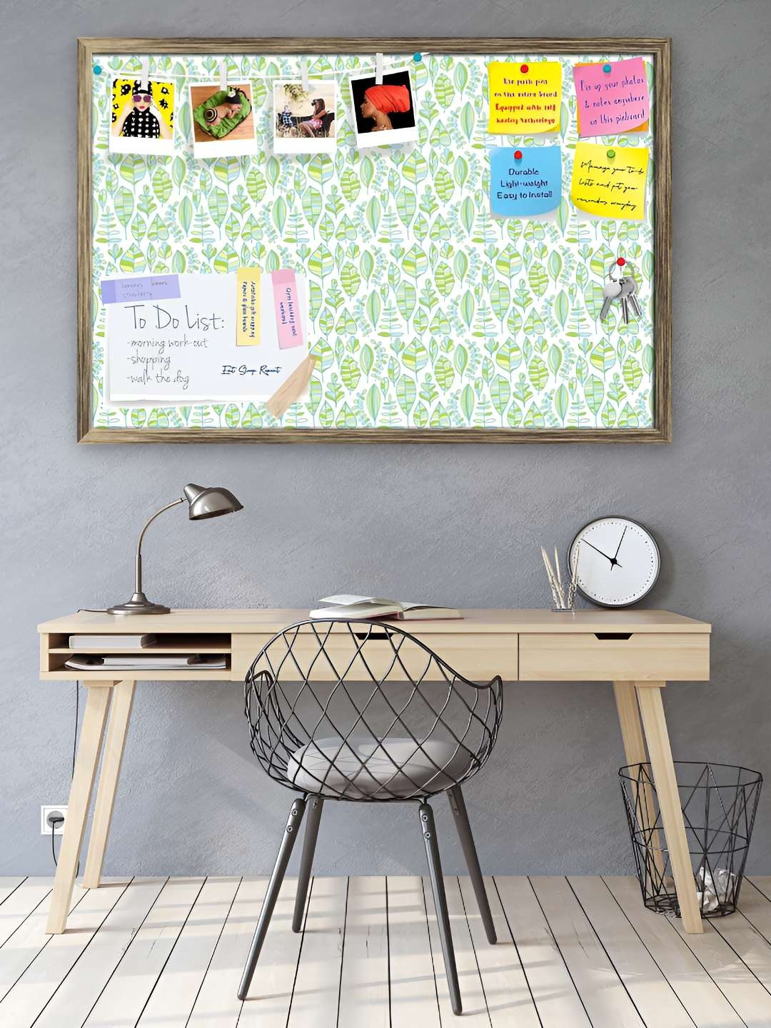 

ArtzFolio Wooden Notice Pin Board, Multi