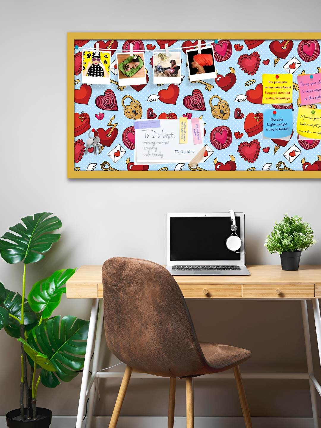 

ArtzFolio Wooden Notice Pin Board, Multi