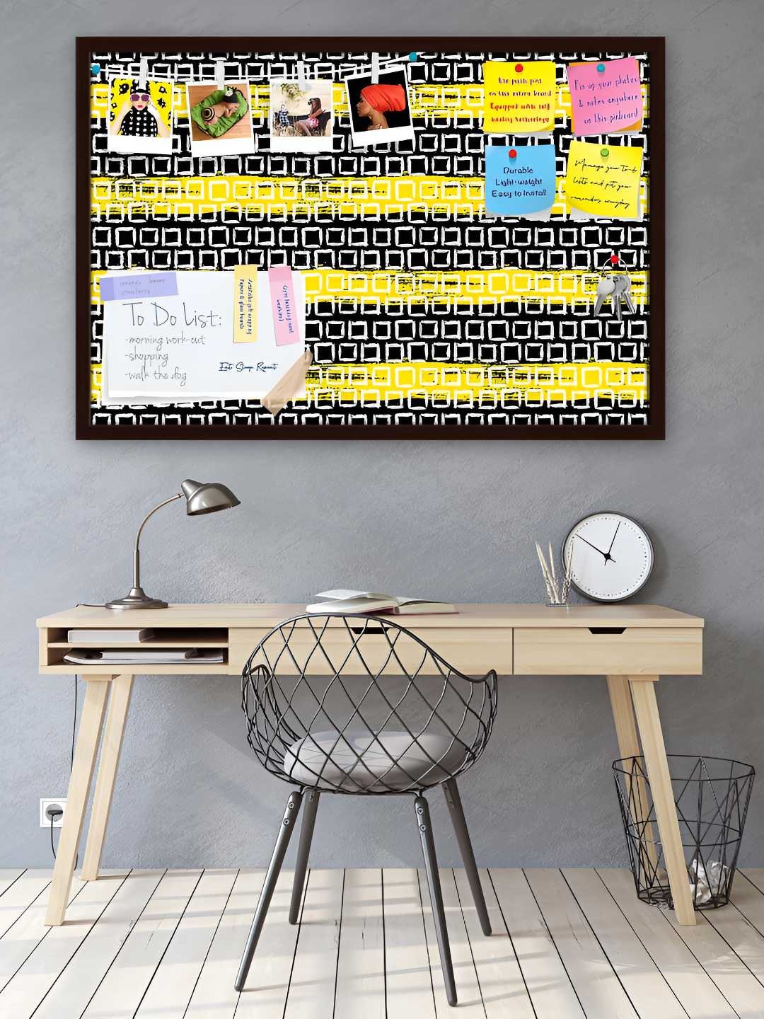 

ArtzFolio Wooden Notice Pin Board, Multi