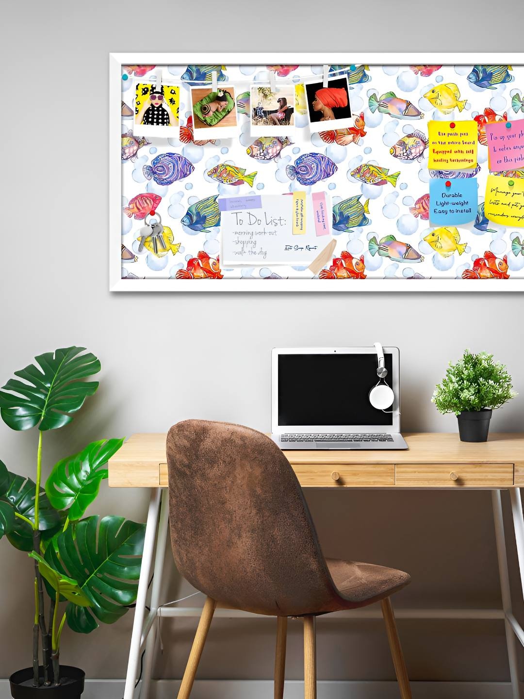 

ArtzFolio Wooden Notice Pin Board, Multi