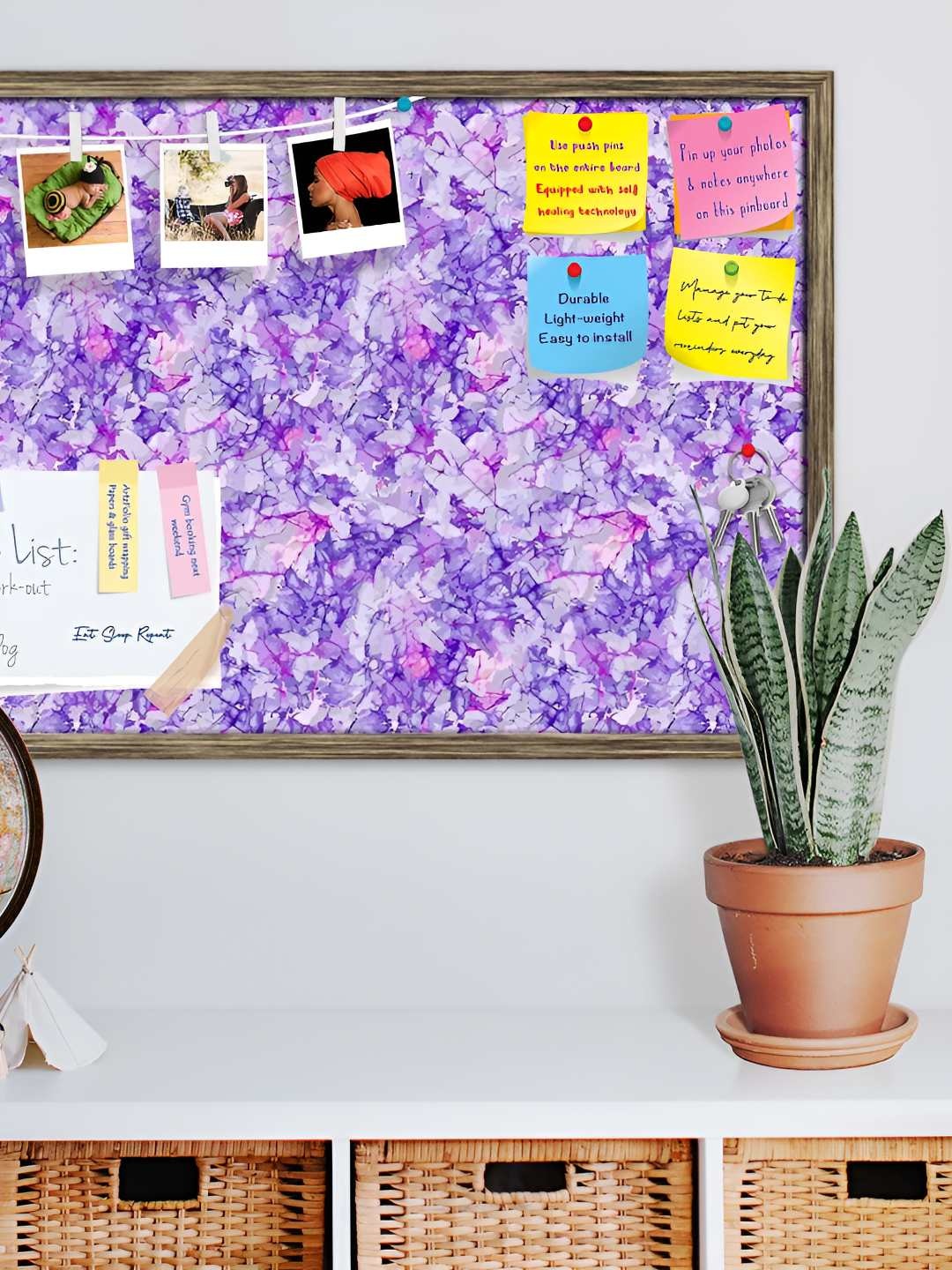 

ArtzFolio Wooden Notice Pin Board, Multi