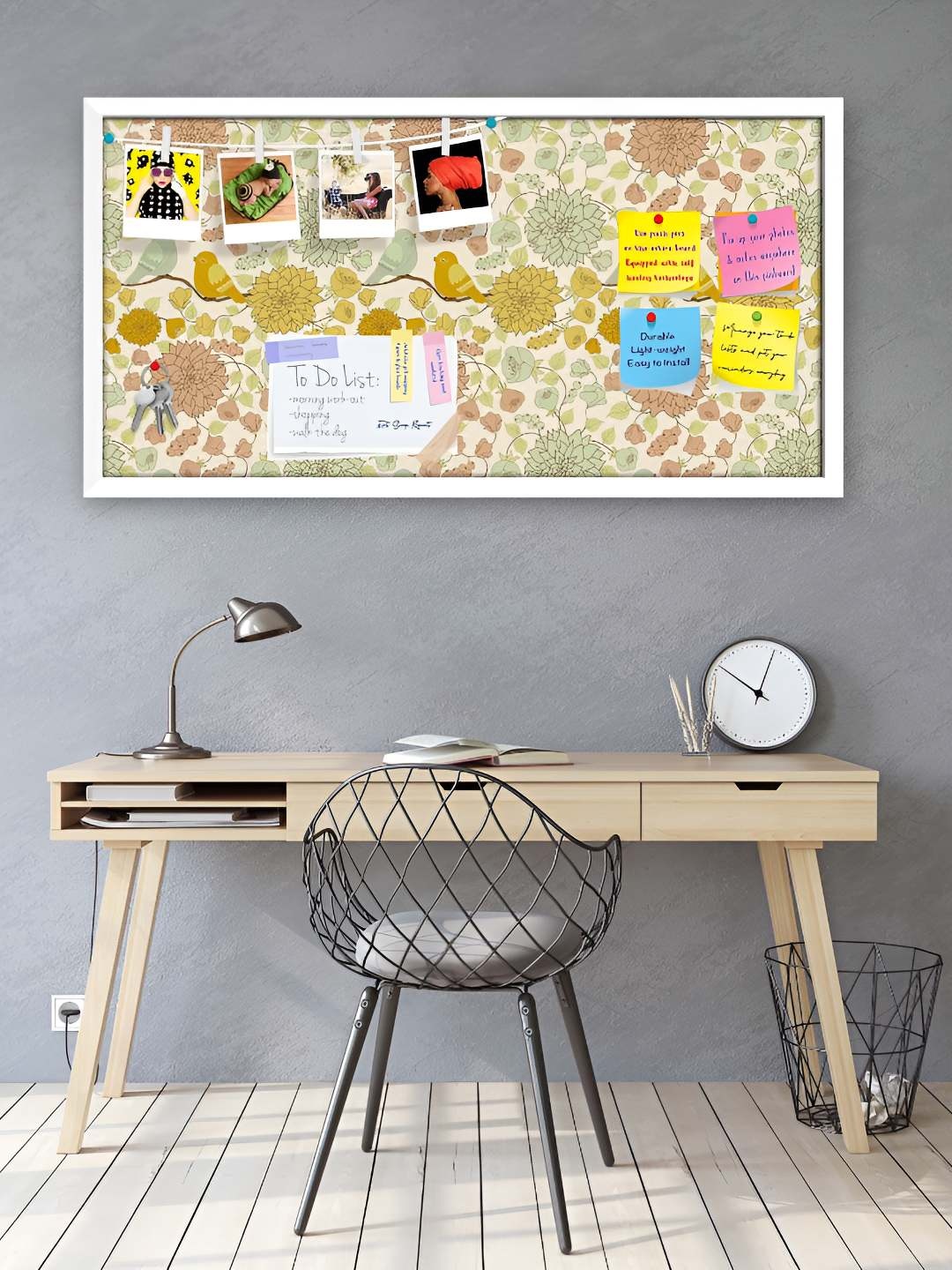 

ArtzFolio Wooden Notice Pin Board, Multi