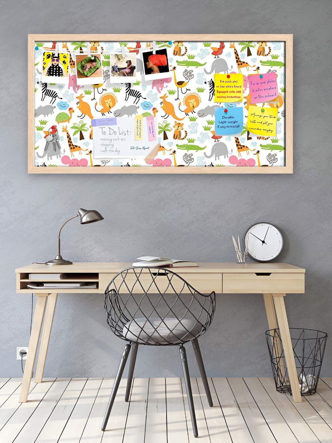 

ArtzFolio Wooden Notice Pin Board, Multi