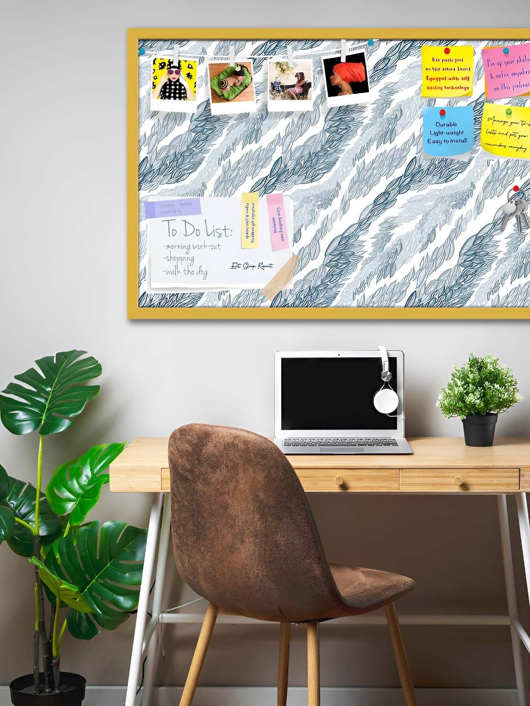 

ArtzFolio Wooden Notice Pin Board, Multi