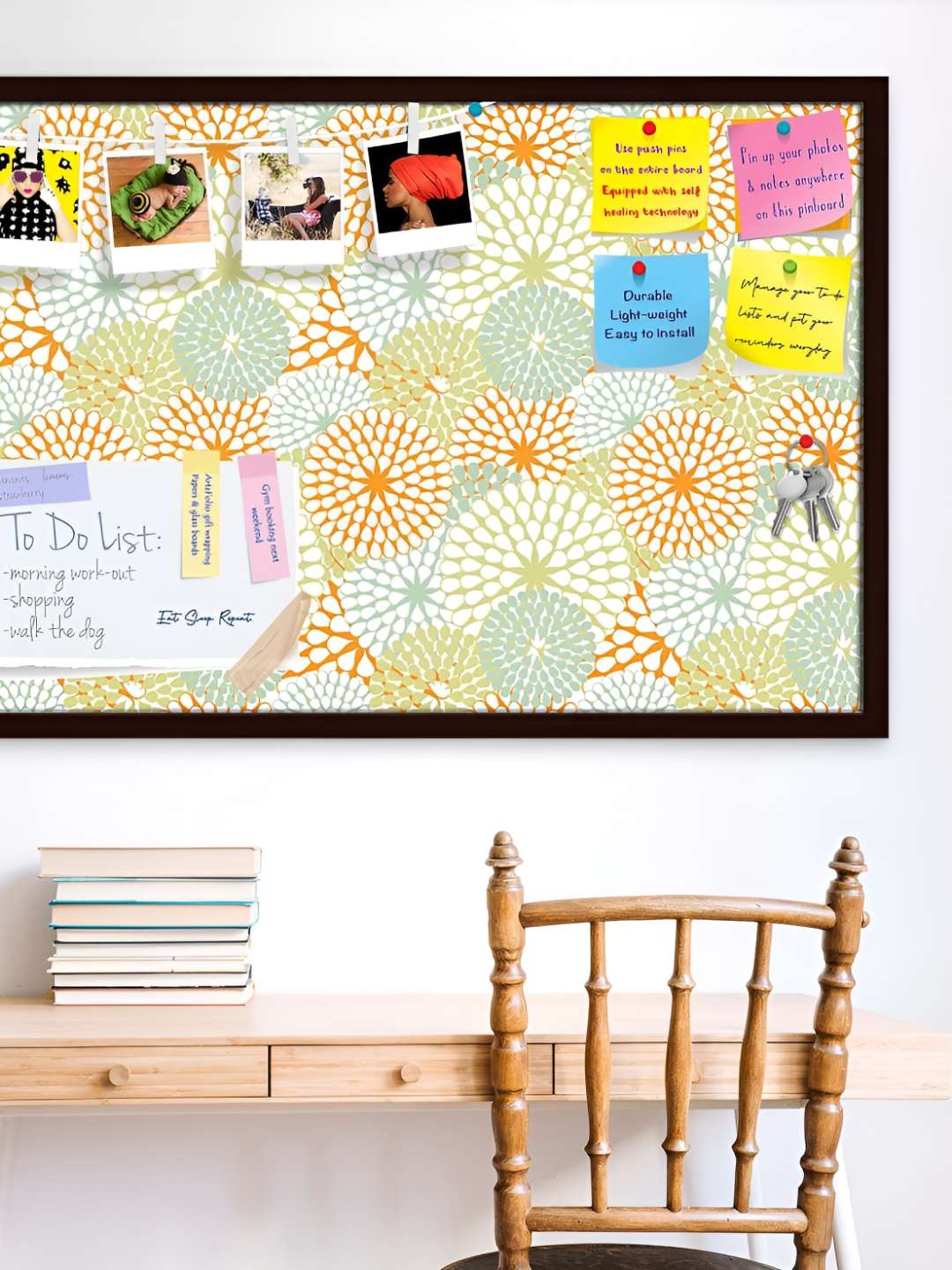 

ArtzFolio Wooden Notice Pin Board, Multi