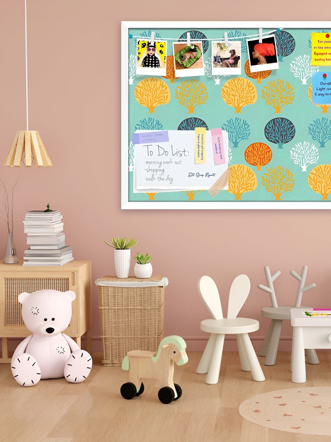 

ArtzFolio Wooden Notice Pin Board, Multi