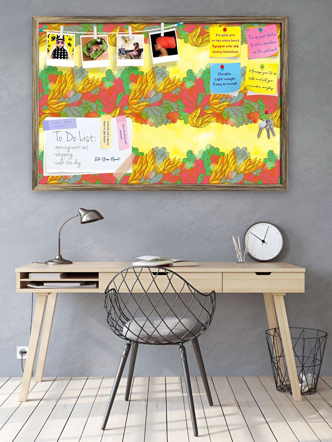 

ArtzFolio Wooden Notice Board, Multi