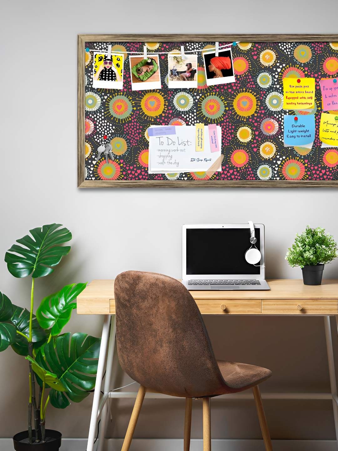 

ArtzFolio Wooden Notice Pin Board, Multi