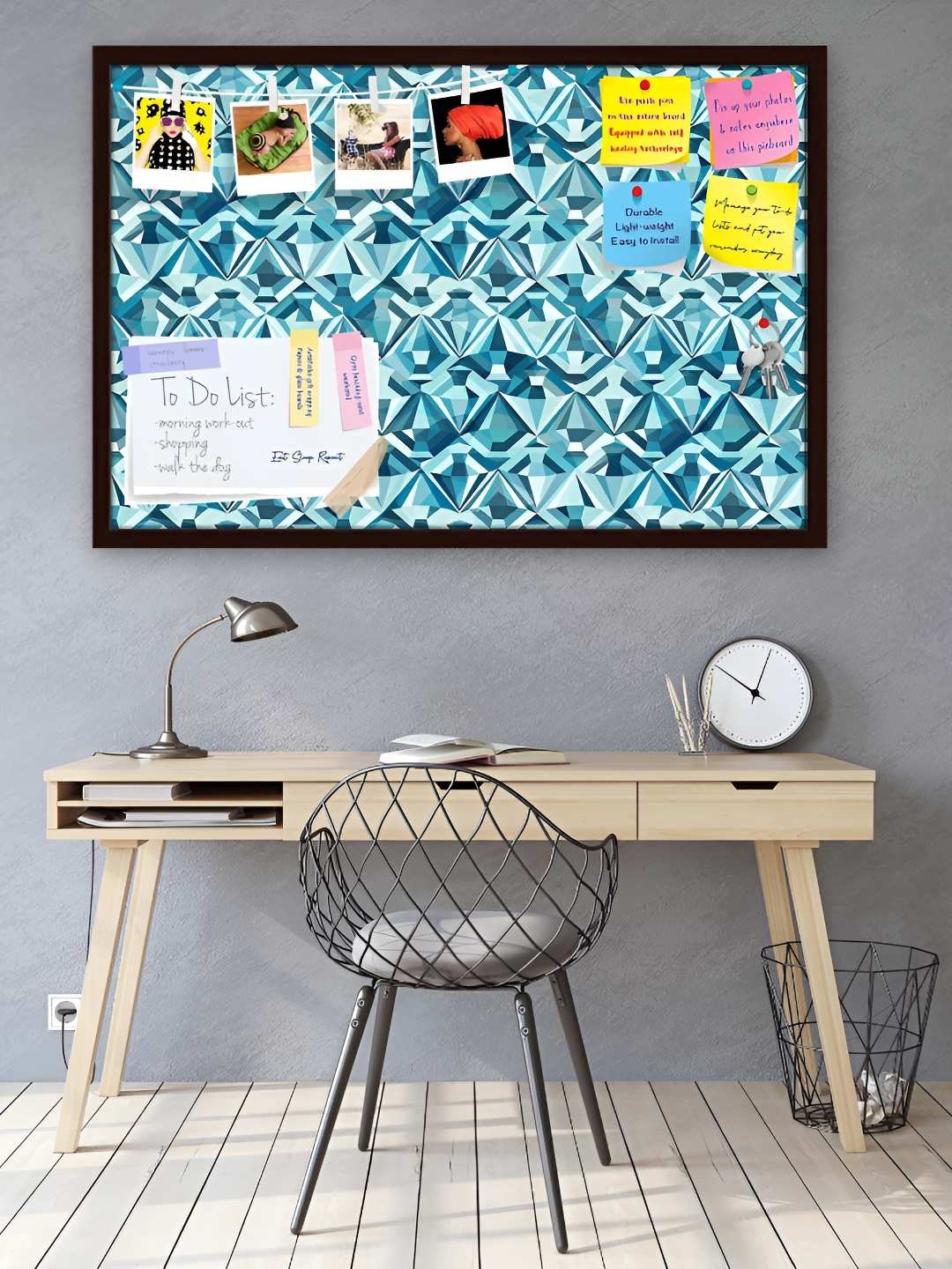 

ArtzFolio Wooden Notice Pin Board, Multi