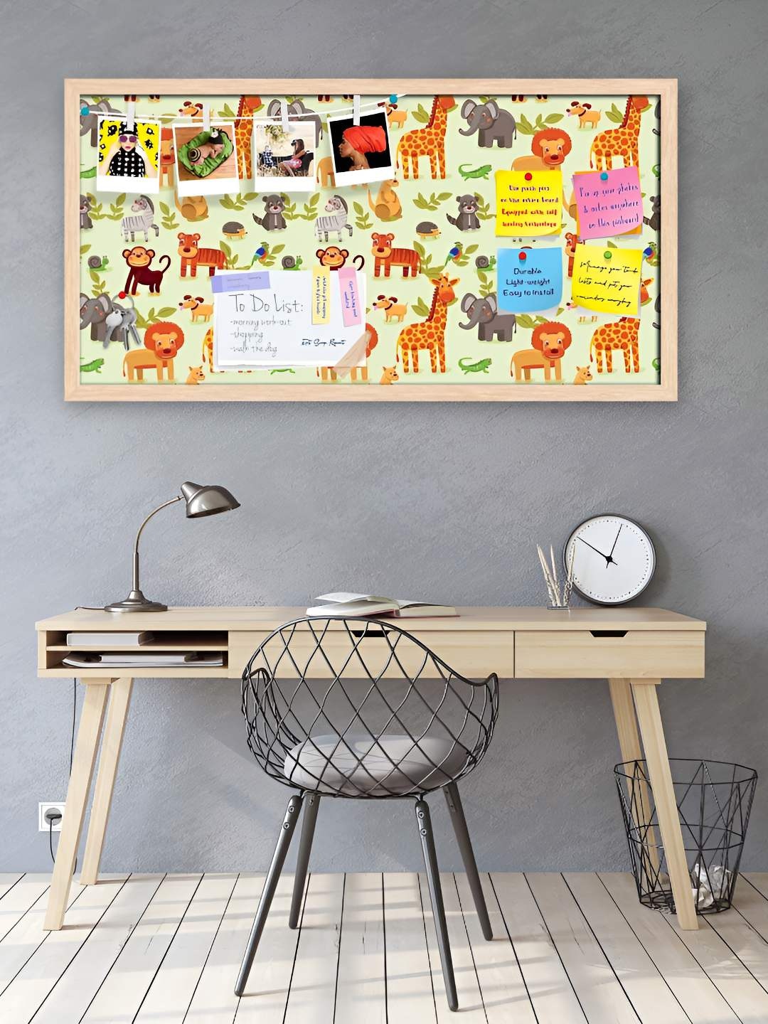 

ArtzFolio Wooden Notice Pin Board, Multi