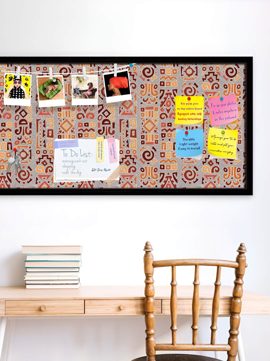 

ArtzFolio Wooden Notice Pin Board, Multi
