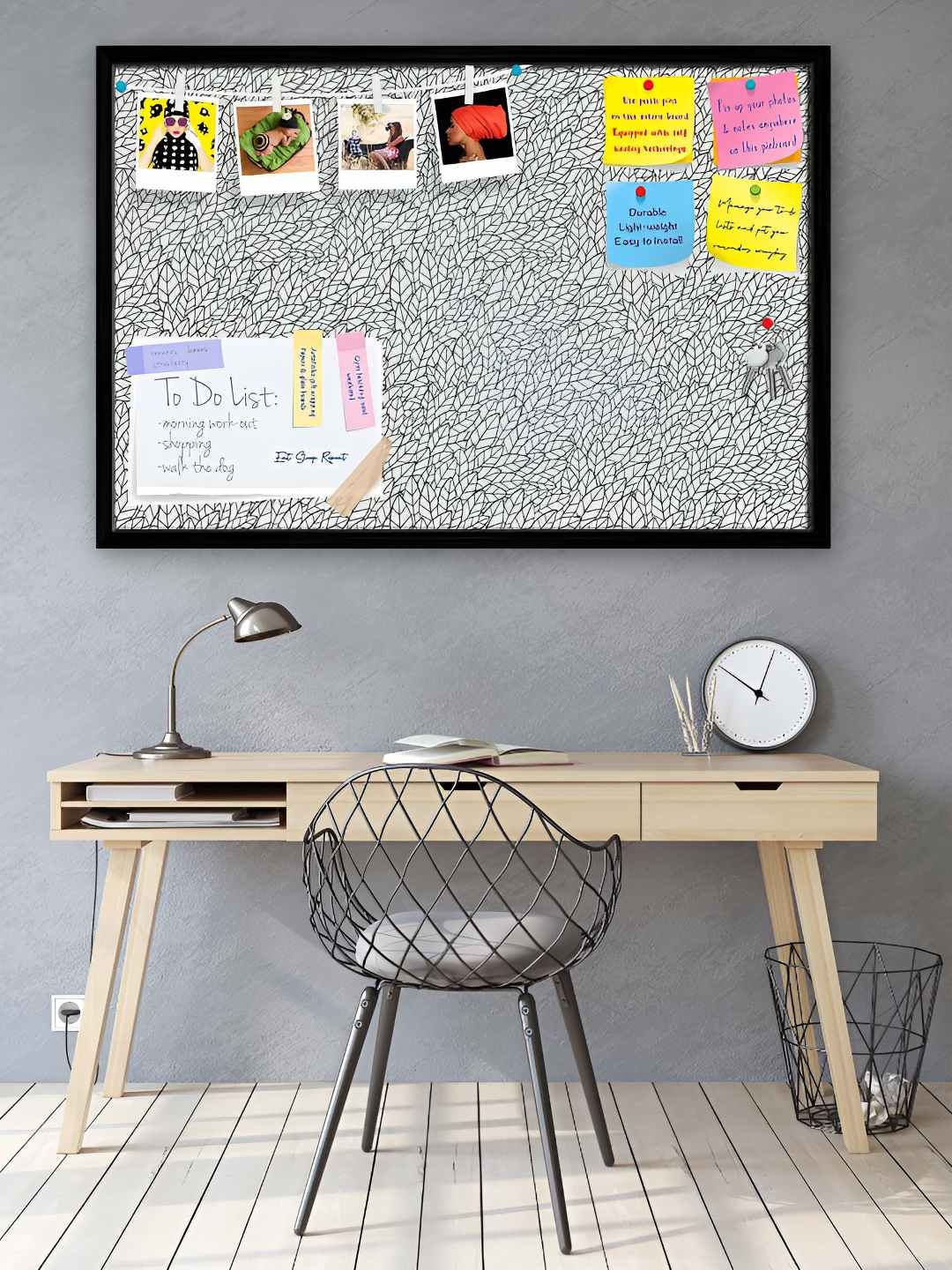 

ArtzFolio Wooden Notice Pin Board, Multi