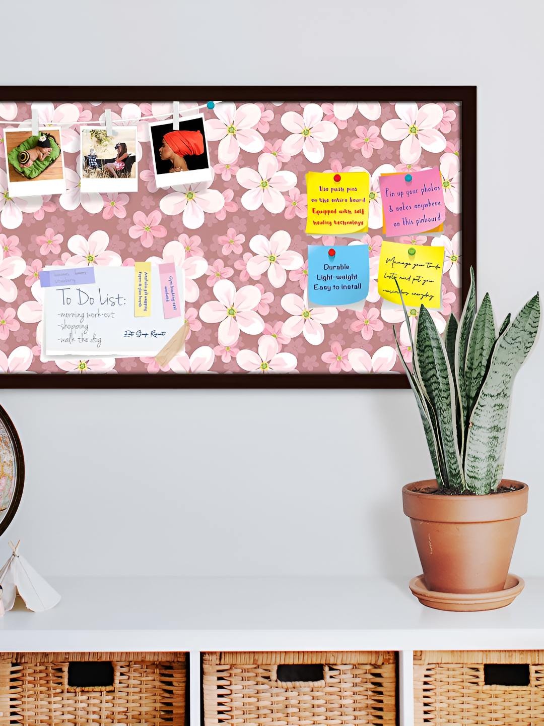 

ArtzFolio Wooden Notice Pin Board, Multi