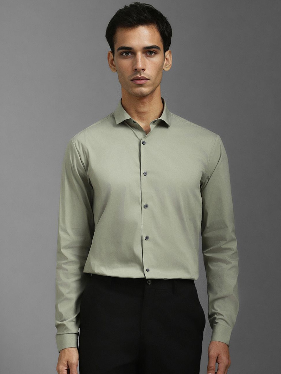 

Louis Philippe Sport Men Super Slim Fit Casual Shirt, Olive