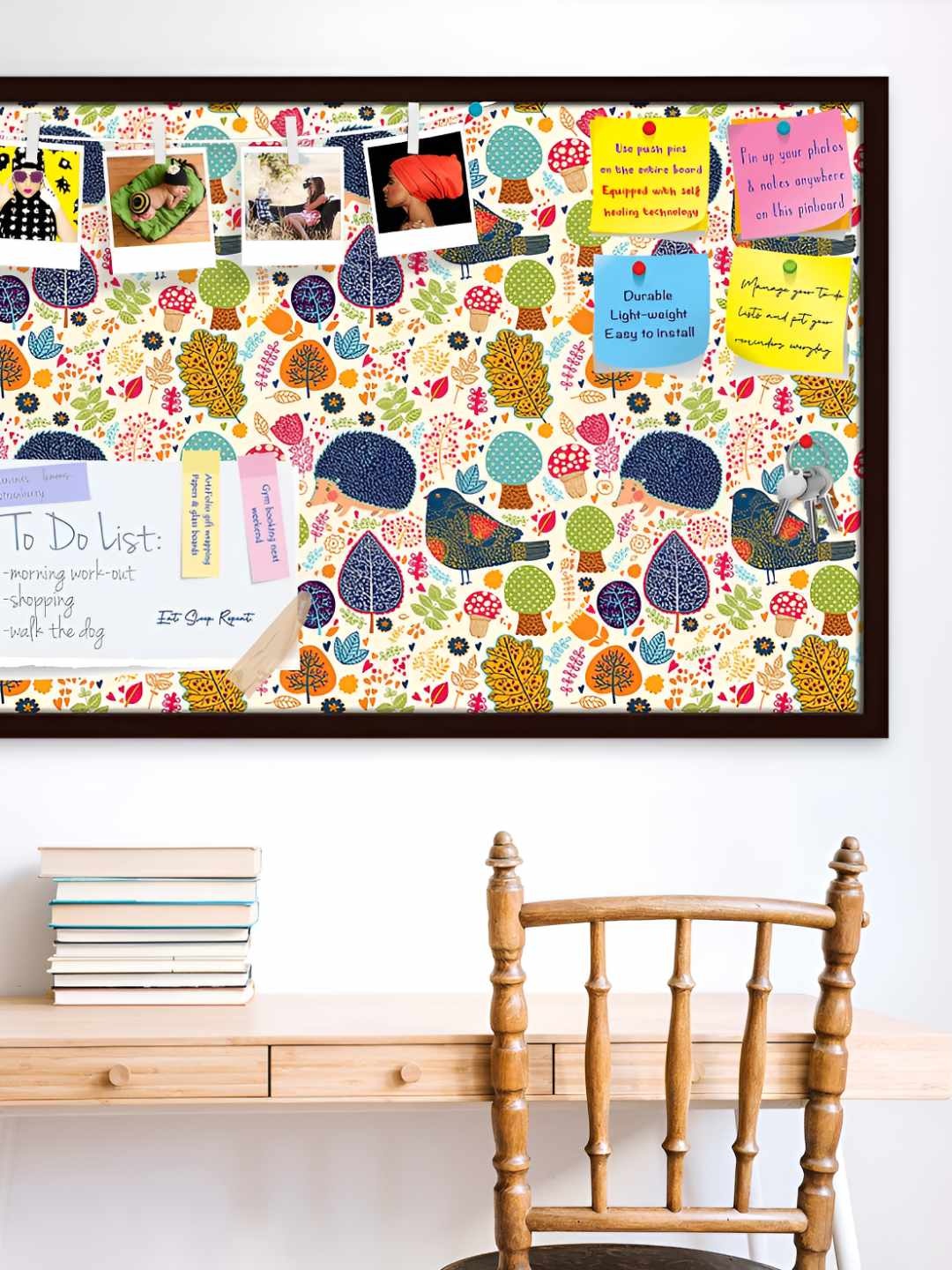 

ArtzFolio Wooden Notice Pin Board, Multi