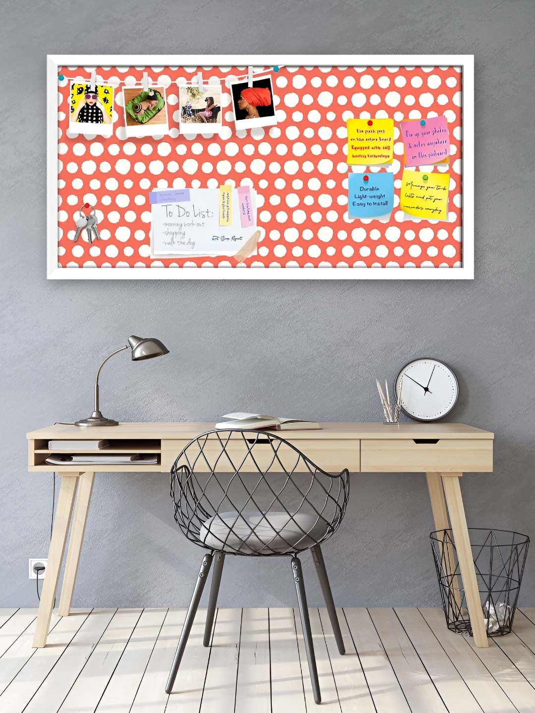 

ArtzFolio Wooden Notice Pin Board, Multi