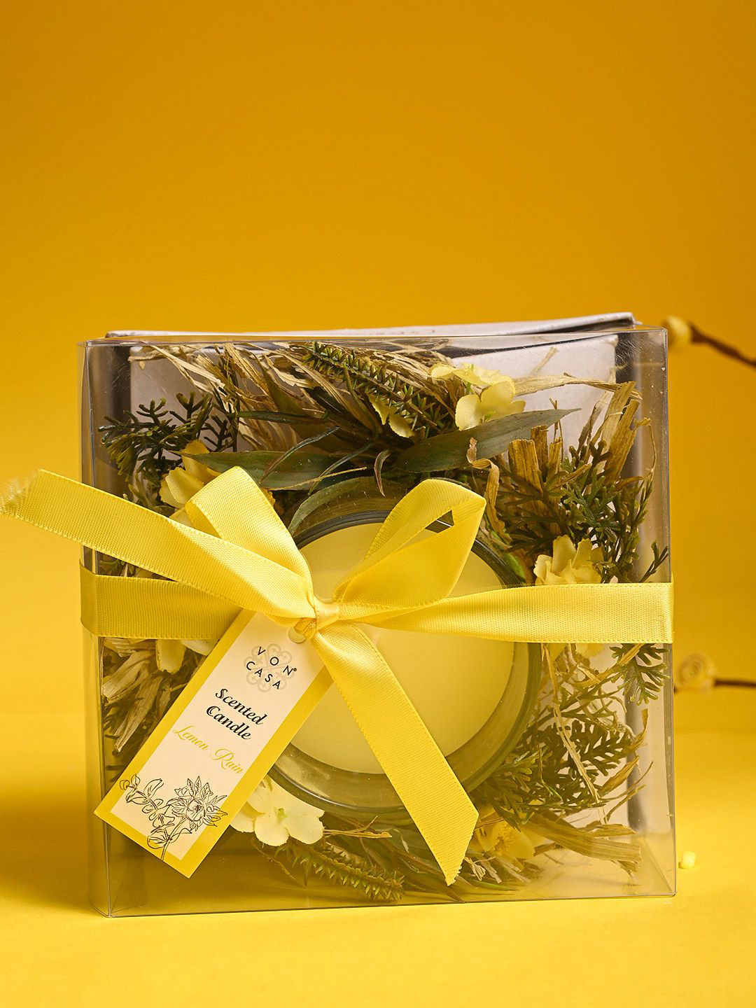 

MARKET99 Yellow Lemon Rain Fragrance Wax Jar Candle