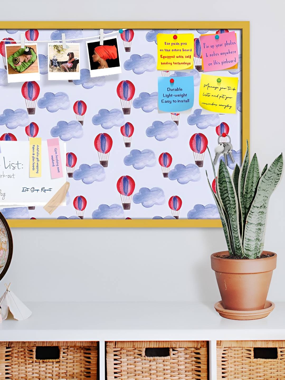 

ArtzFolio Wooden Notice Board, Multi