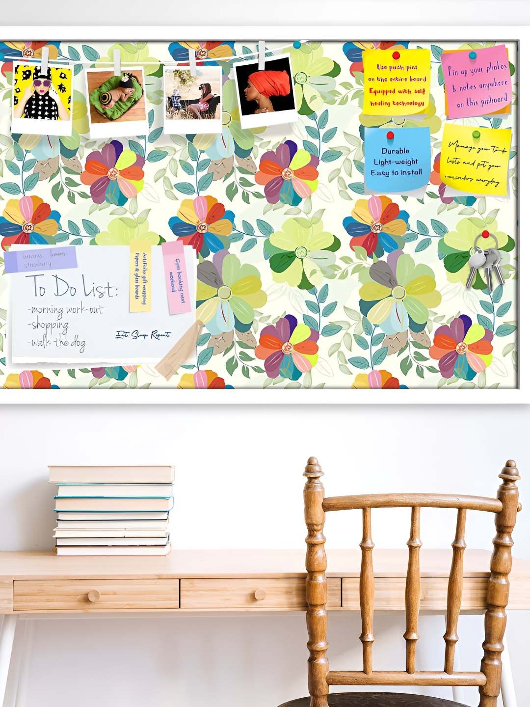

ArtzFolio Wooden Notice Pin Board, Multi