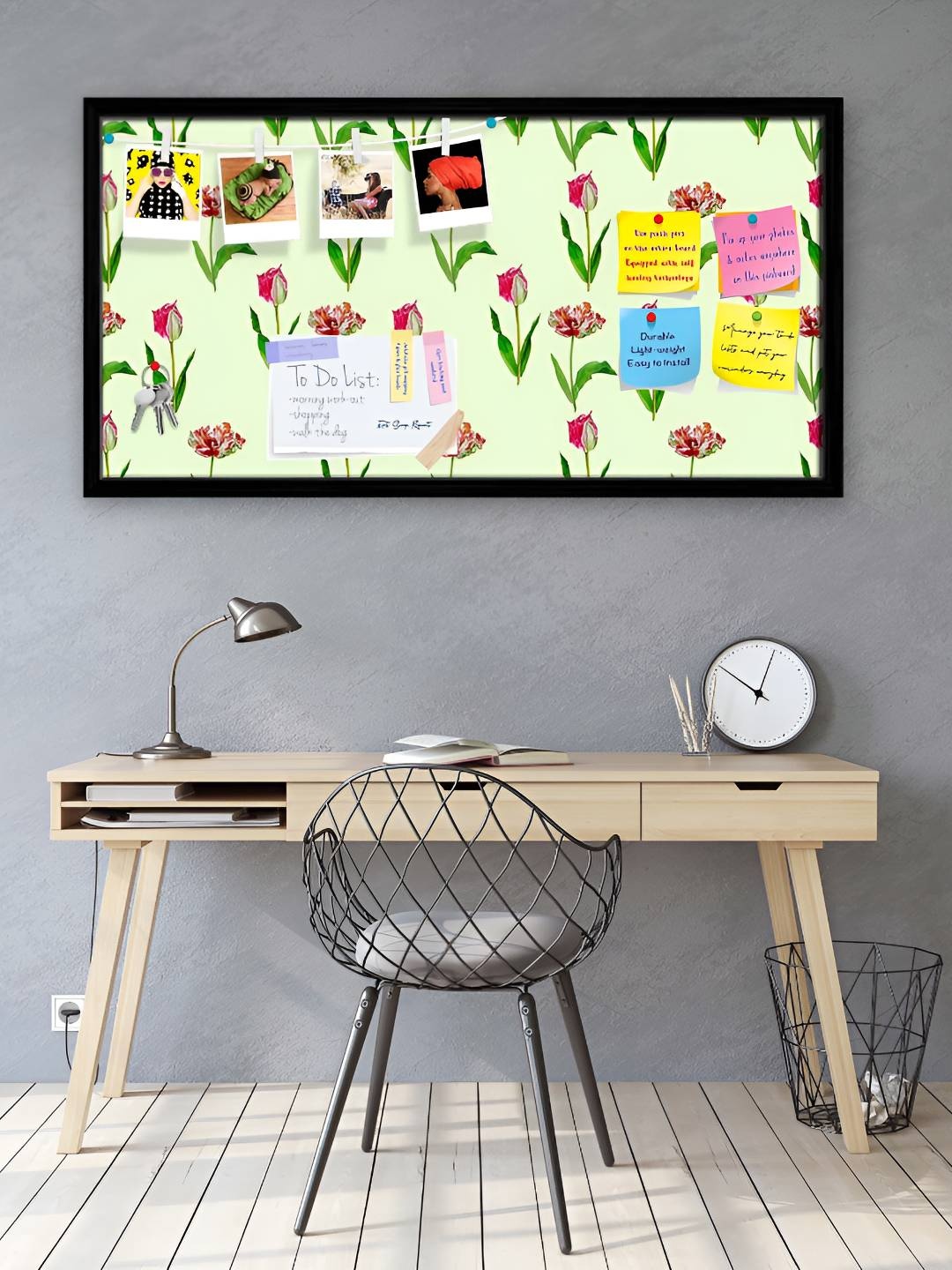 

ArtzFolio Wooden Notice Pin Board, Multi
