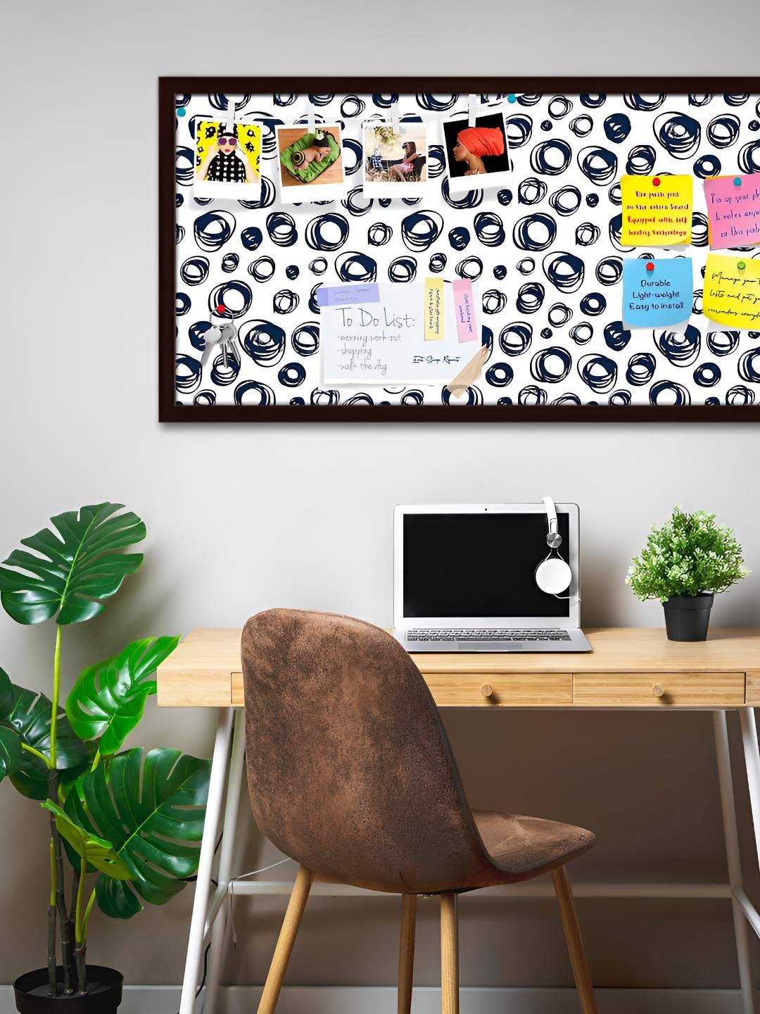 

ArtzFolio Wooden Notice Pin Board, Multi