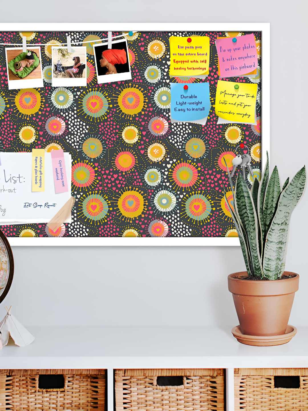 

ArtzFolio Wooden Notice Pin Board, Multi