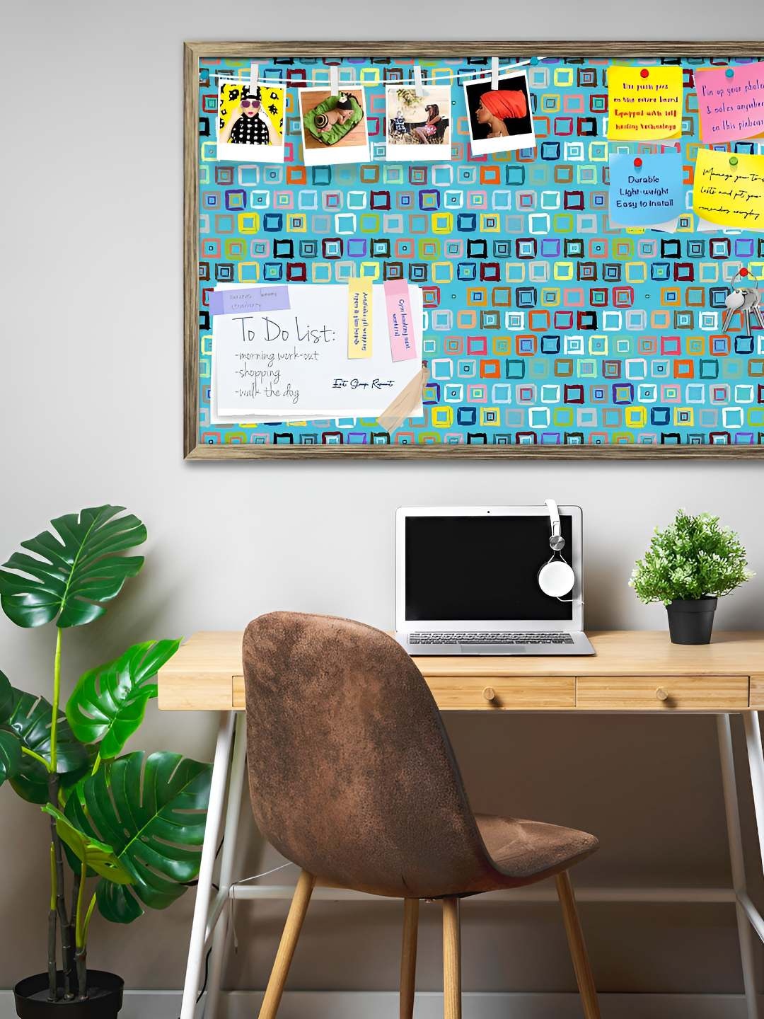 

ArtzFolio Wooden Notice Pin Board, Multi
