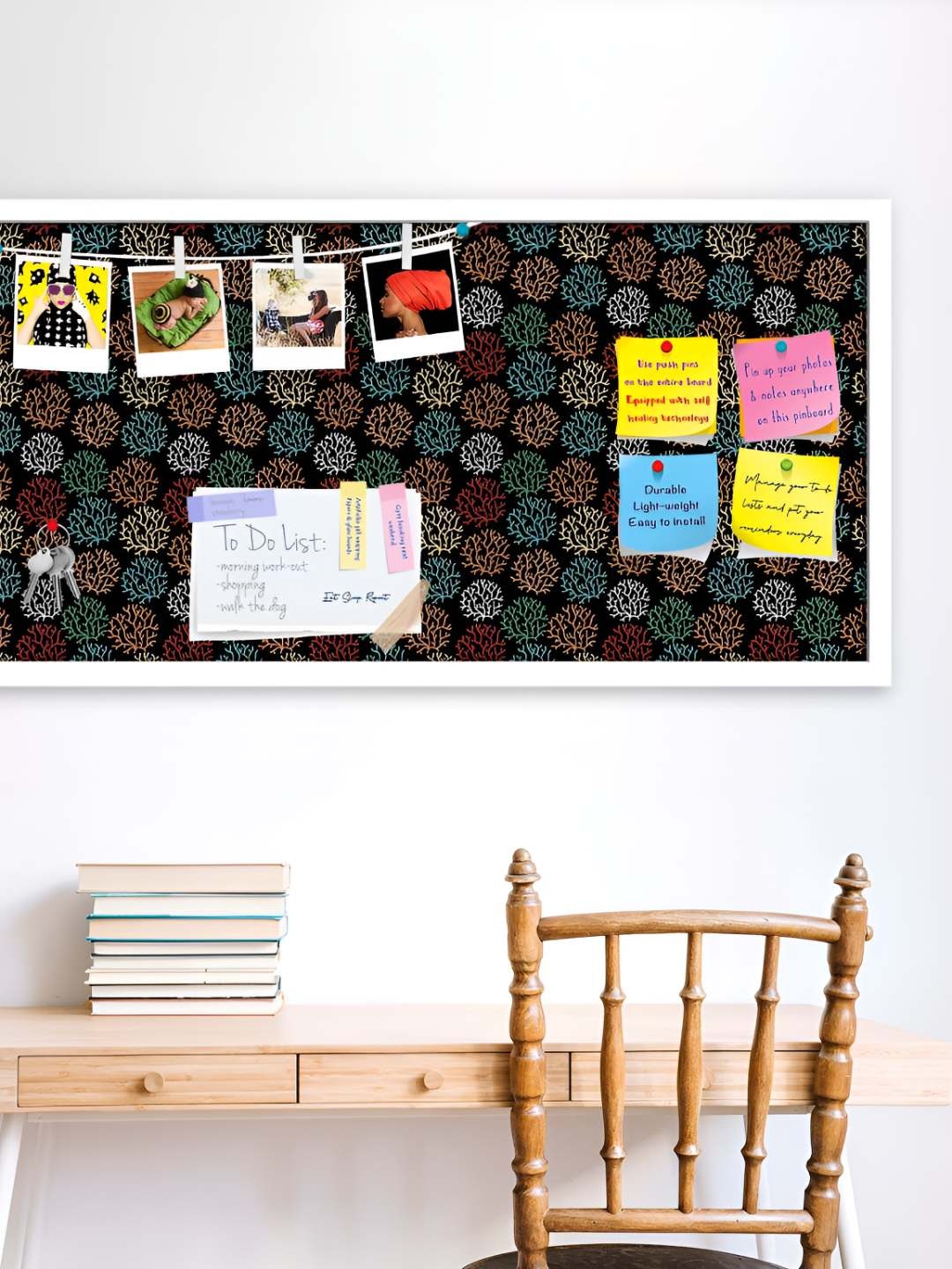 

ArtzFolio Wooden Notice Pin Board, Multi