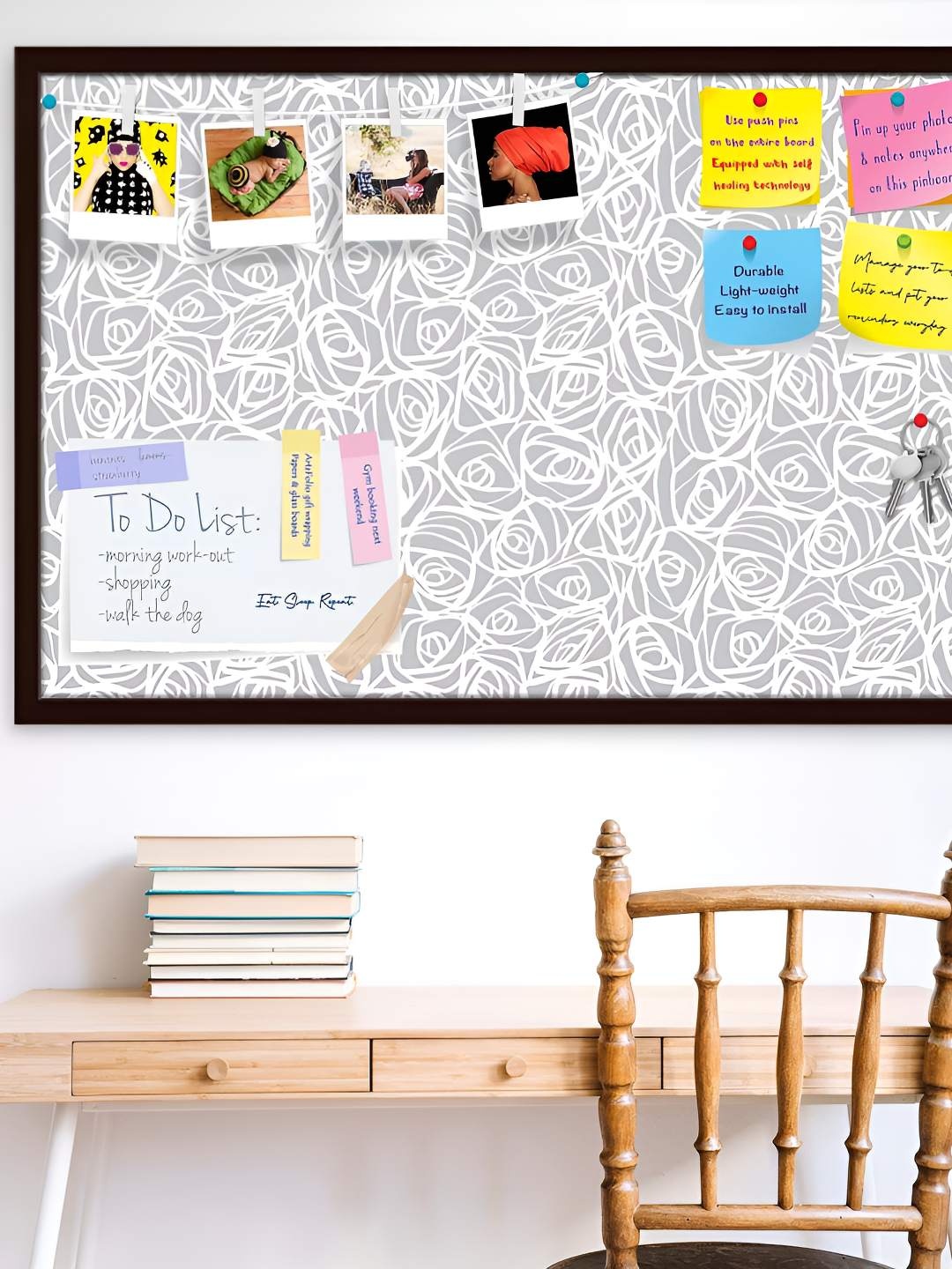 

ArtzFolio Wooden Notice Pin Board, Multi