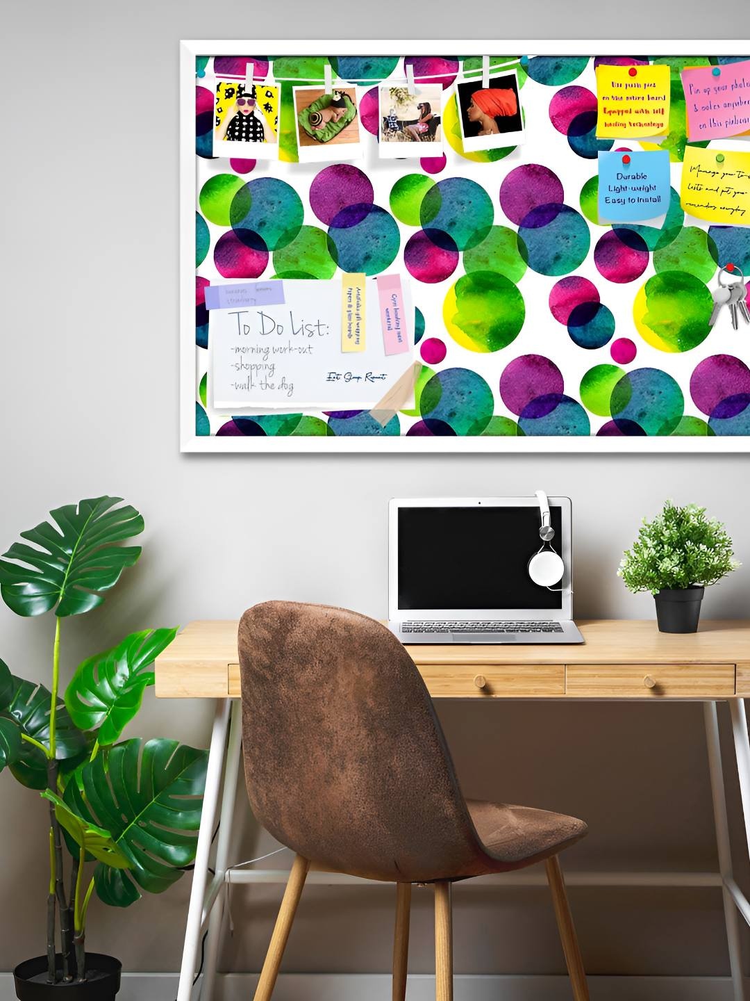 

ArtzFolio Wooden Notice Pin Board, Multi