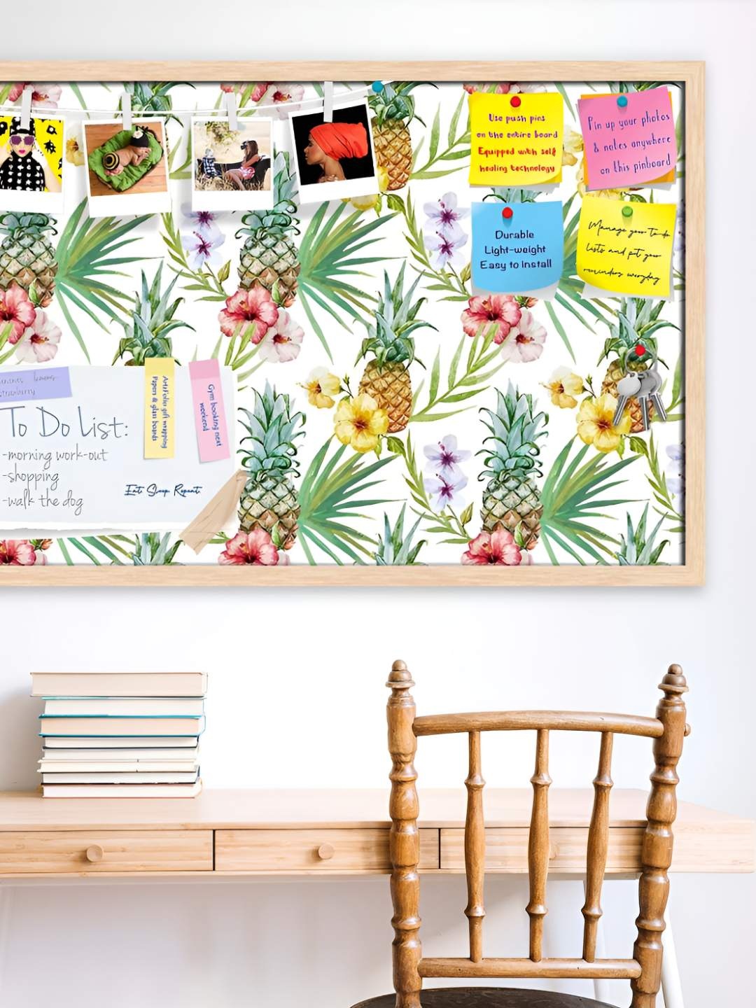 

ArtzFolio Wooden Notice Pin Board, Multi