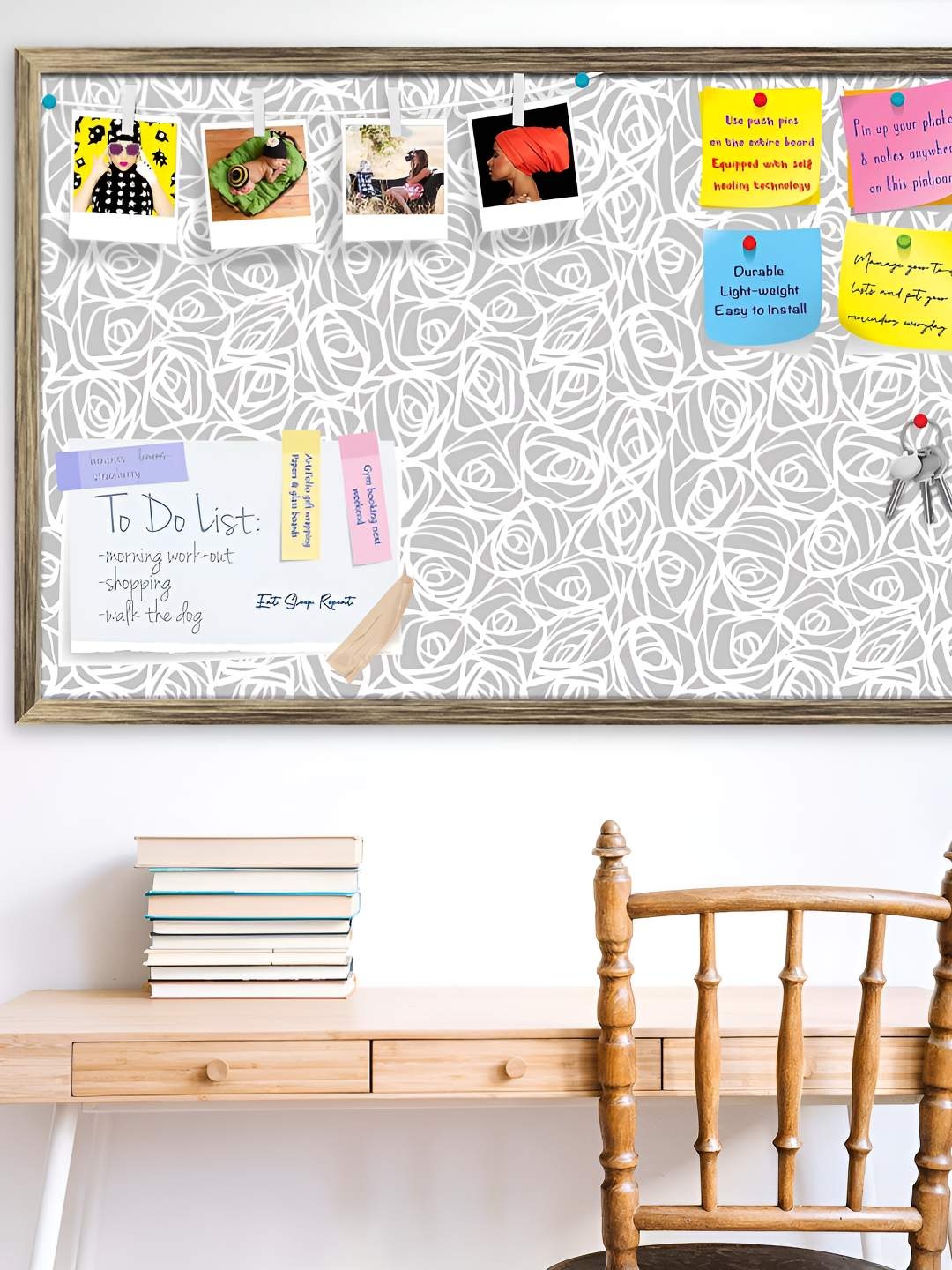 

ArtzFolio Wooden Notice Pin Board, Multi