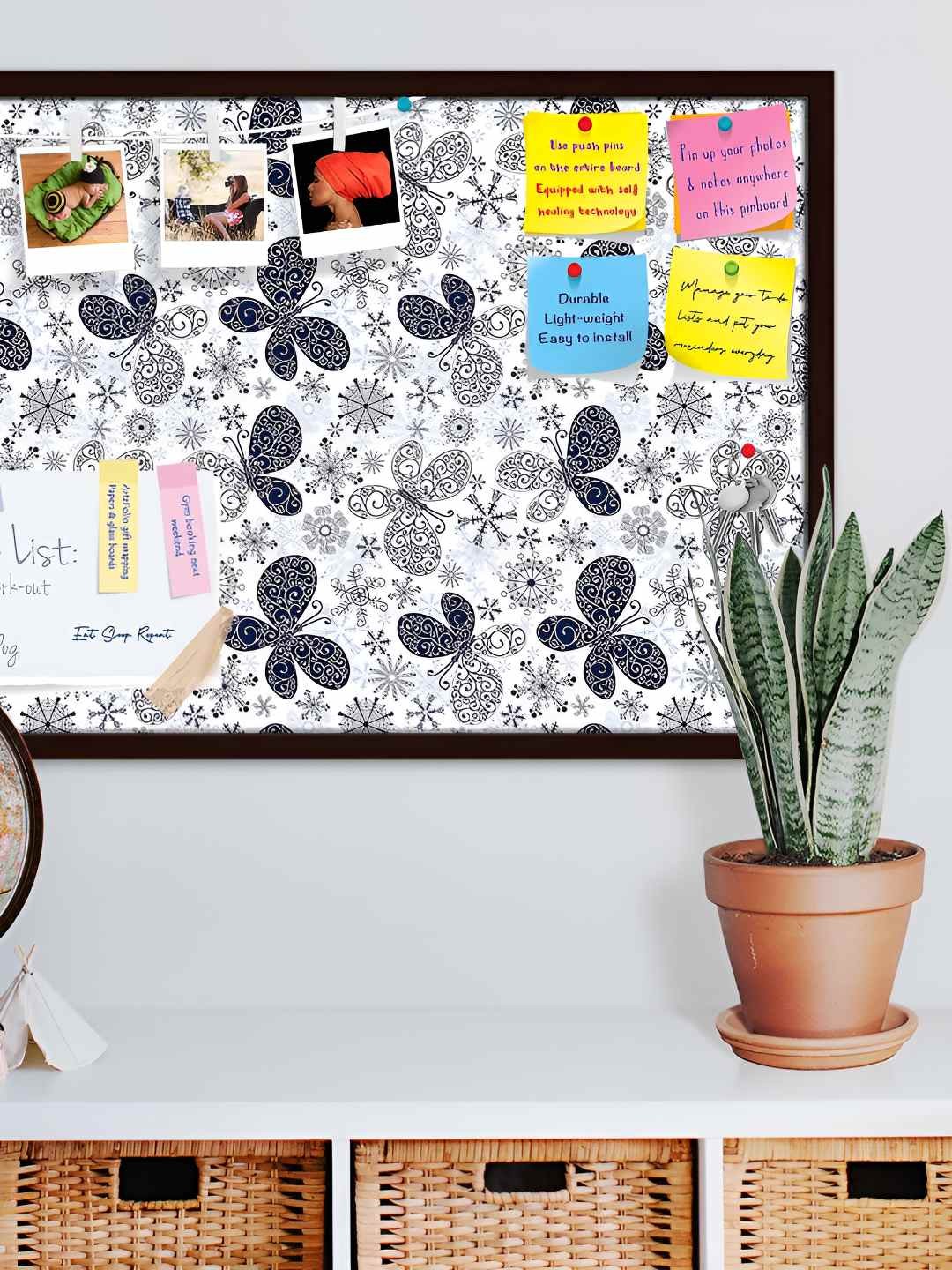 

ArtzFolio Wooden Notice Pin Board, Multi