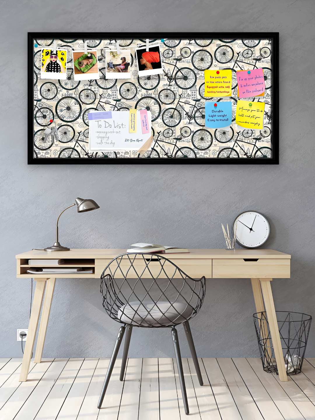 

ArtzFolio Wooden Notice Pin Board, Multi