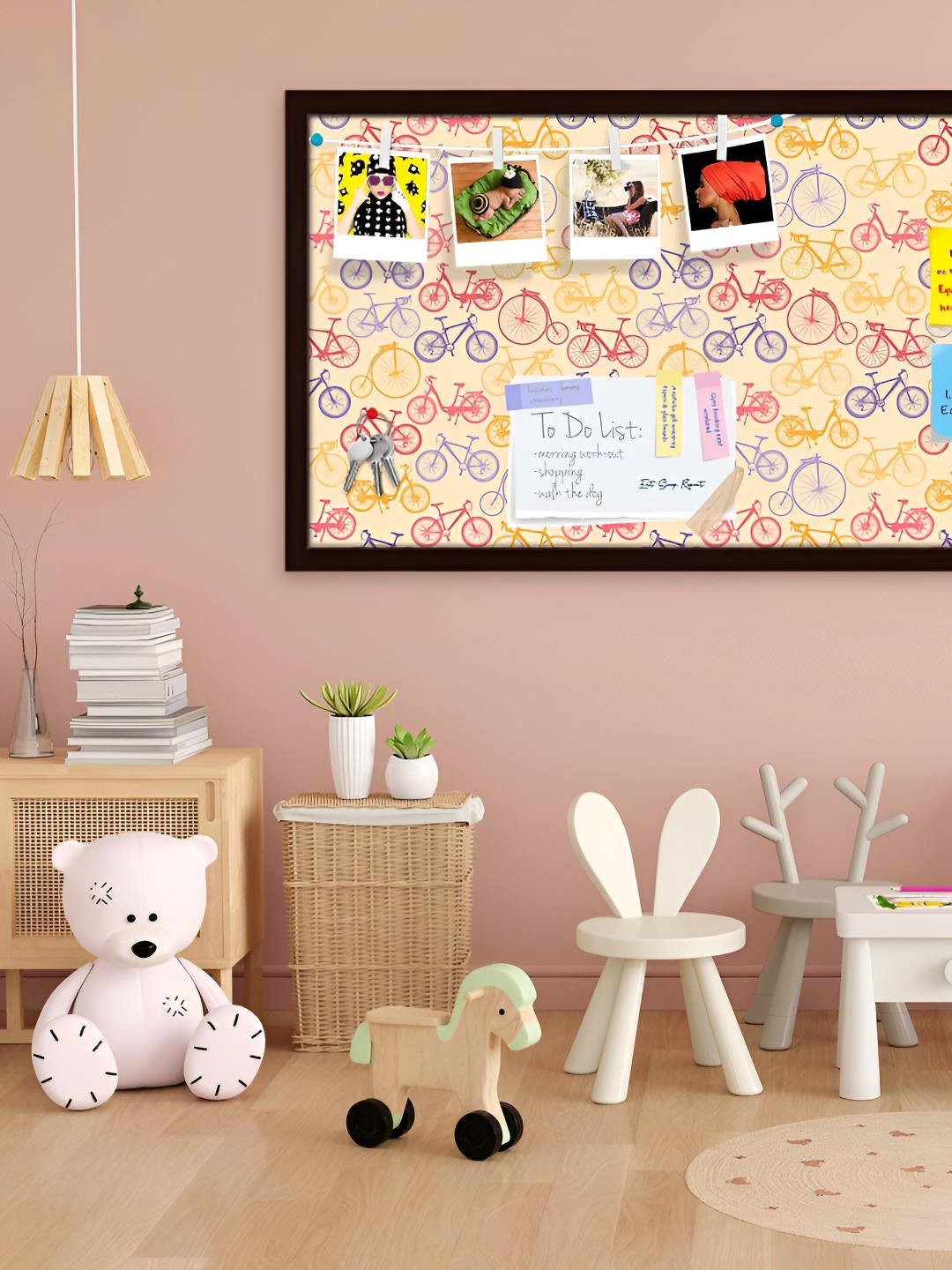 

ArtzFolio Wooden Notice Pin Board, Multi