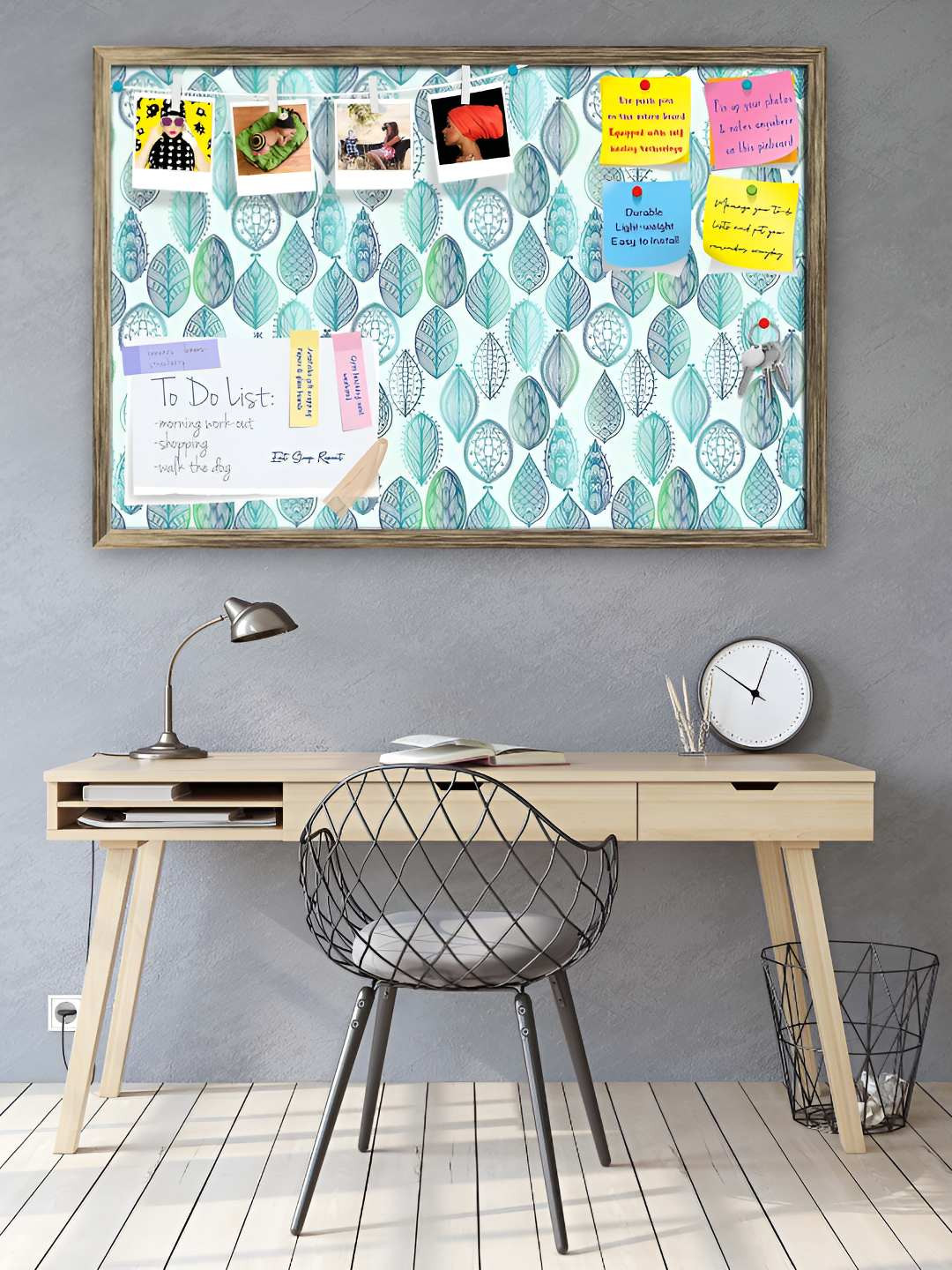 

ArtzFolio Wooden Notice Pin Board, Multi