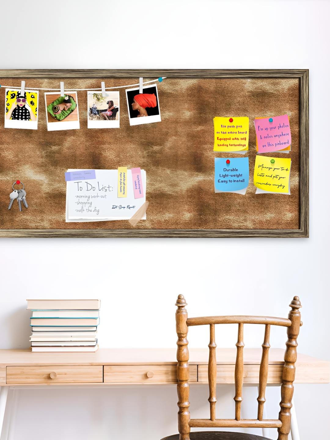 

ArtzFolio Wooden Notice Pin Board, Multi