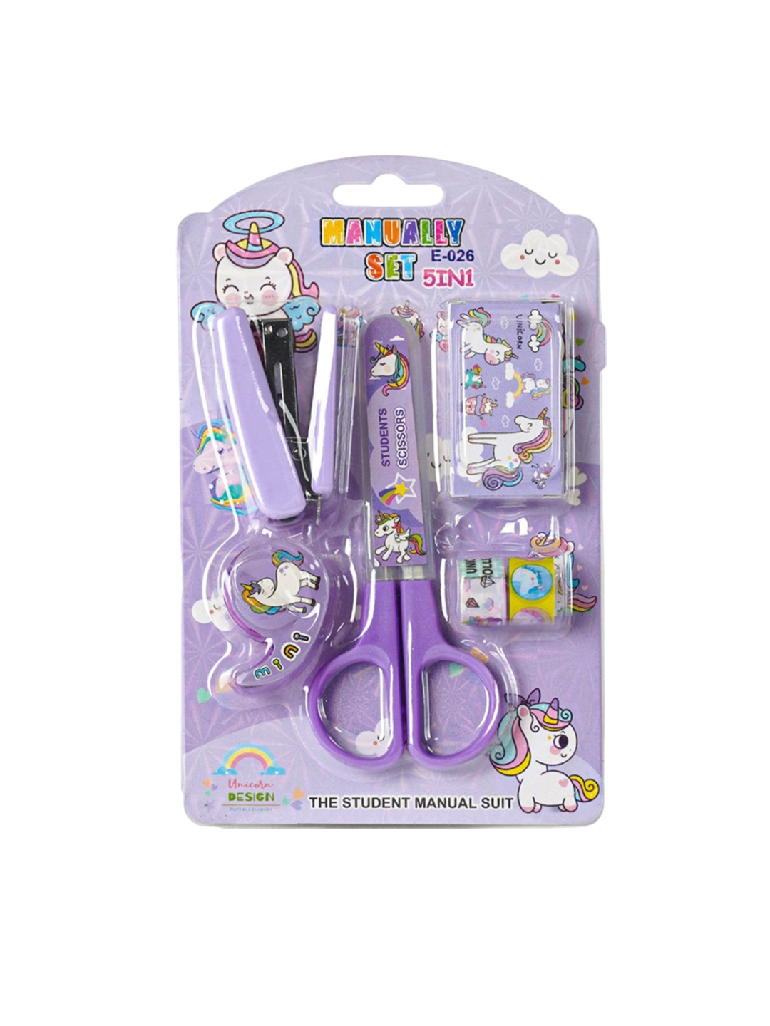 

ilearnngrow Multi-Coloured Self Design Craft Accessories Stationery, Purple