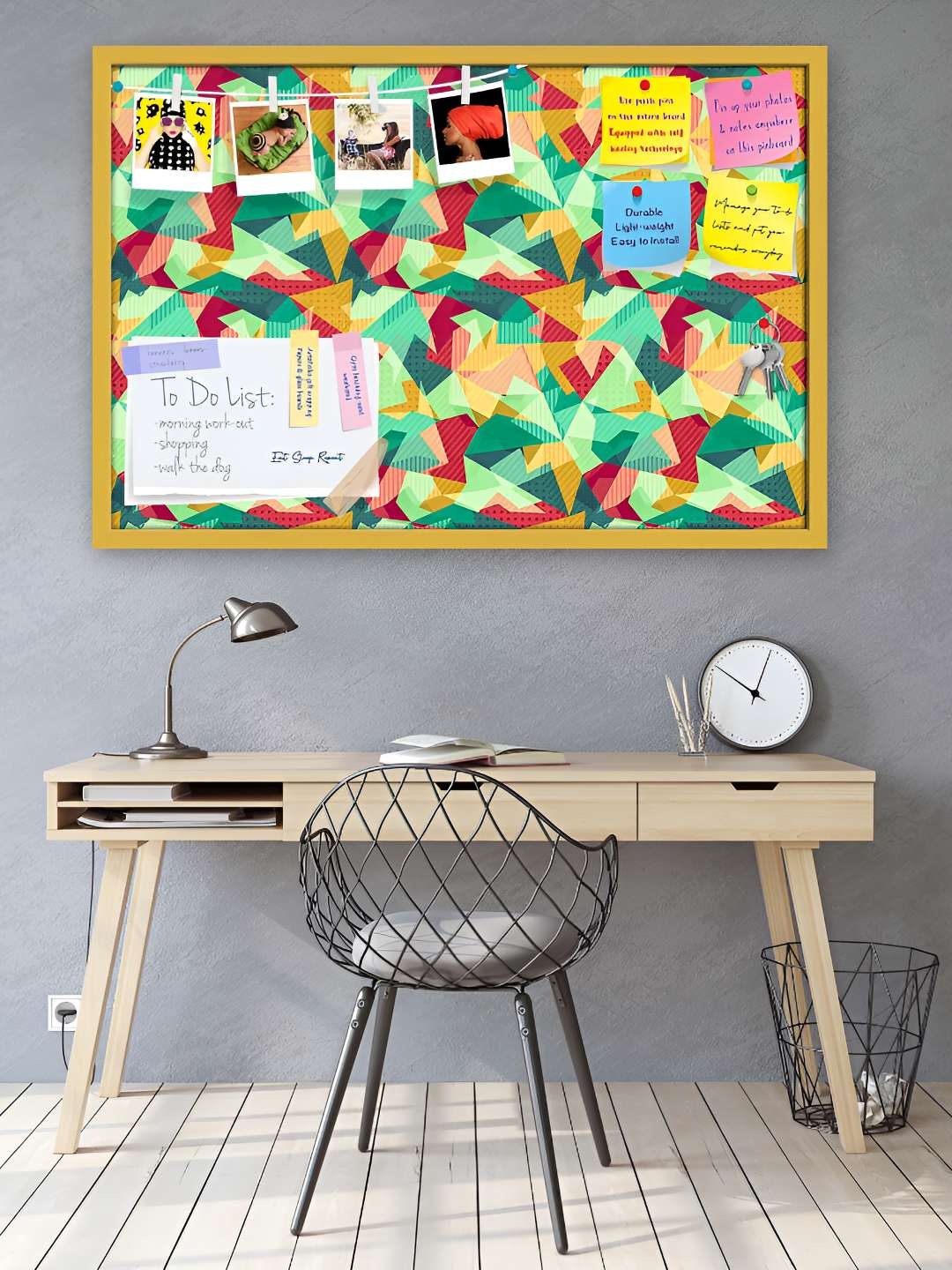 

ArtzFolio Wooden Notice Pin Board, Multi