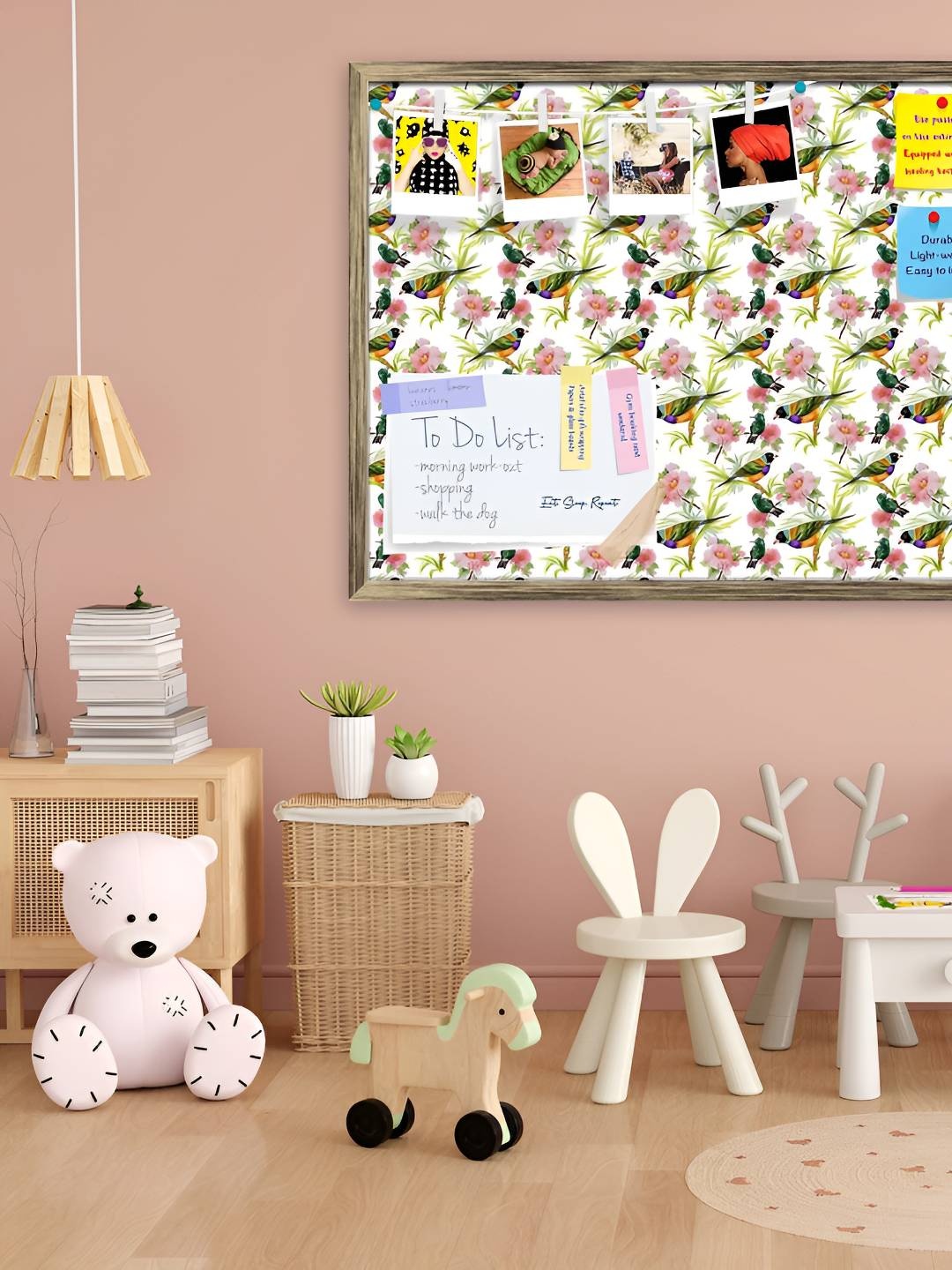 

ArtzFolio Wooden Notice Pin Board, Multi