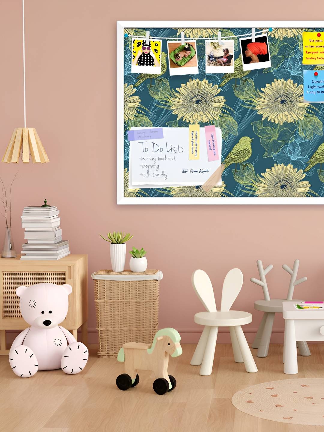 

ArtzFolio Wooden Notice Pin Board, Multi