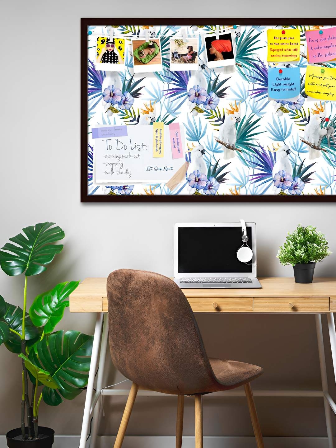 

ArtzFolio Wooden Notice Pin Board, Multi