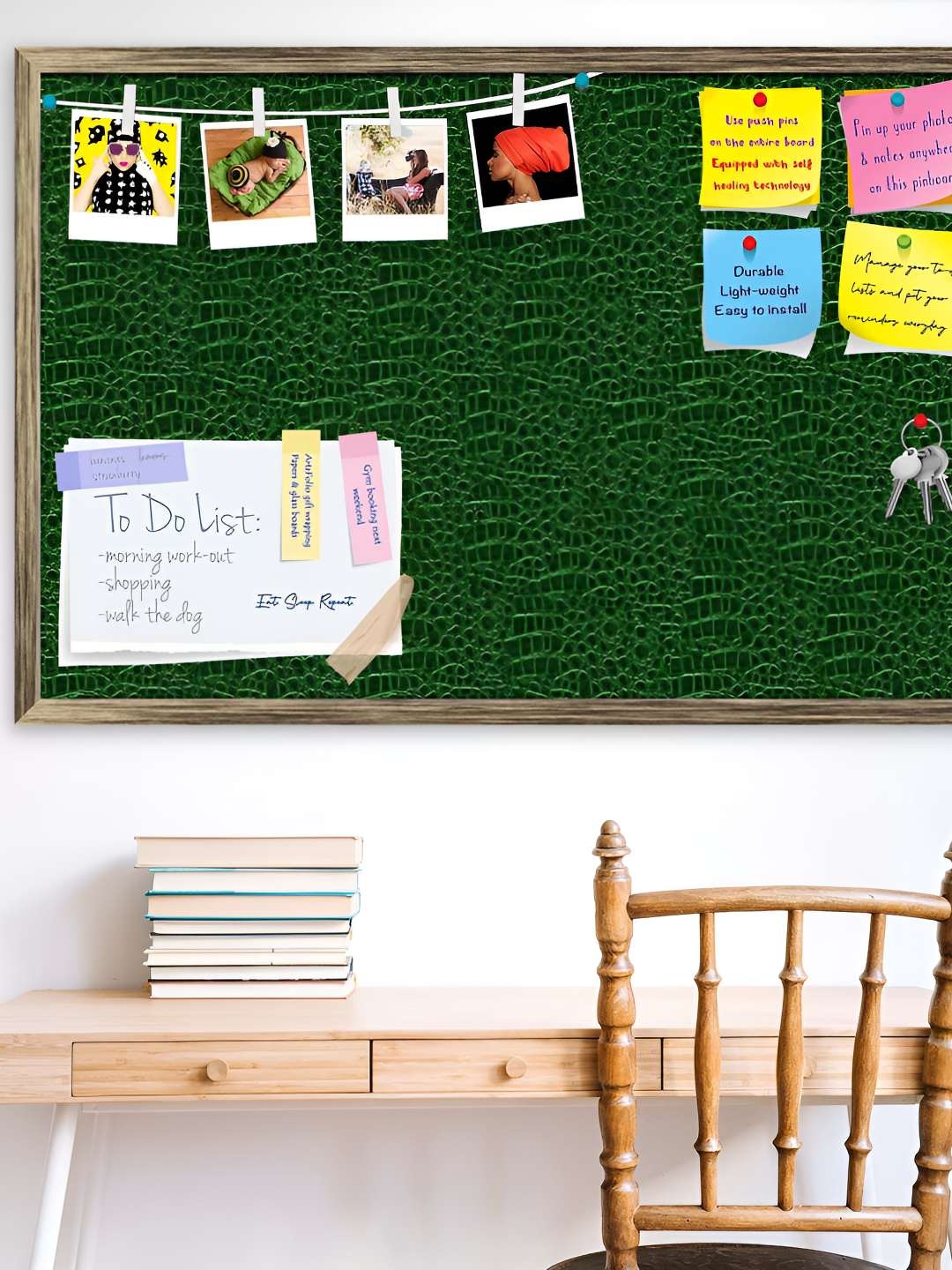 

ArtzFolio Wooden Notice Pin Board, Multi