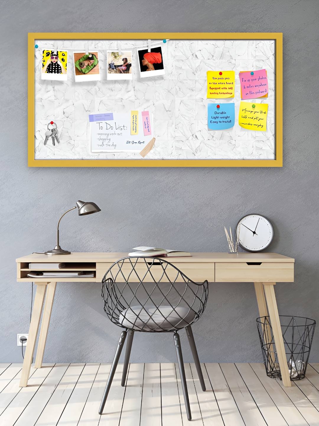 

ArtzFolio Wooden Notice Pin Board, Multi