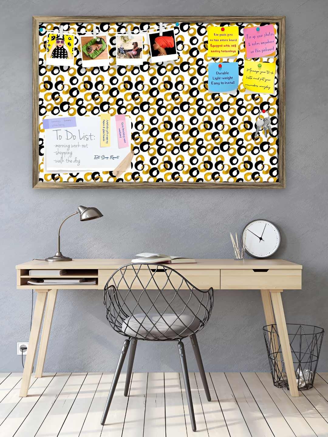 

ArtzFolio Wooden Notice Pin Board, Multi