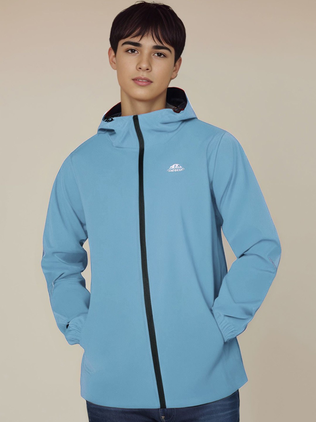 

StyleCast x Revolte Men Open Front Jacket, Blue